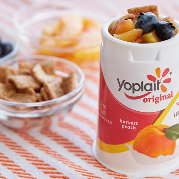 Cinnamon Peach Crunch Yogurt Cup