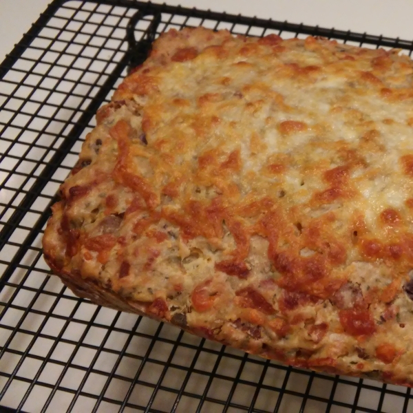 Spicy Italian Sausage and Mozzarella Beer Bread