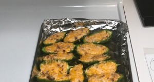 Cheese and Bacon Jalapeno Rellenos