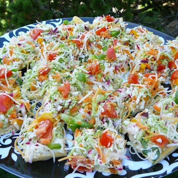 Crescent Roll Vegetable Pizza