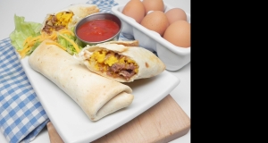 Make-Ahead Air Fryer Breakfast Burritos