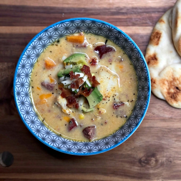 Sweet Potato Seafood Chowder