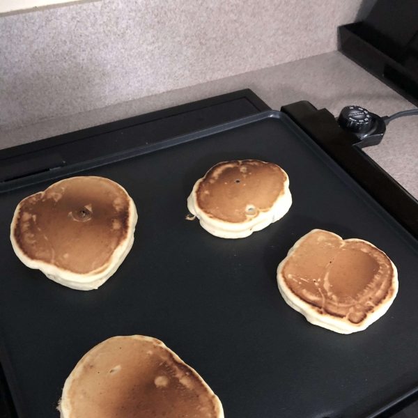 Fluffy Almond Breeze Blueberry Pancakes