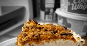 Chocolate Butterfinger-Caramel Cake