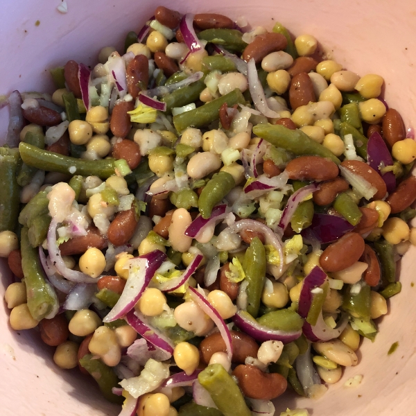 Three Bean Salad With Celery