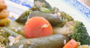 Steamed Asian Sesame Veggies