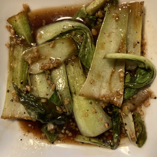 Quick Baby Bok Choy with Garlic