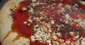 Basil Goat Cheese Pizza