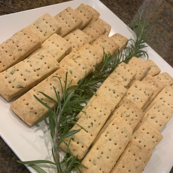 Chef John's Rosemary Shortbread Cookies
