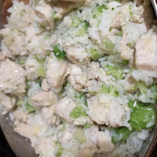 Lemon-Parmesan Chicken and Rice Bowl