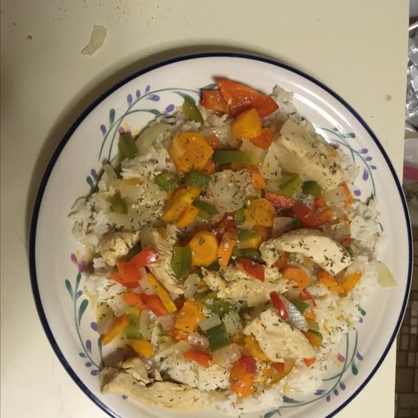 Orange Chicken and Vegetable Stir-Fry