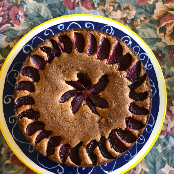 Plum Cakey Tart