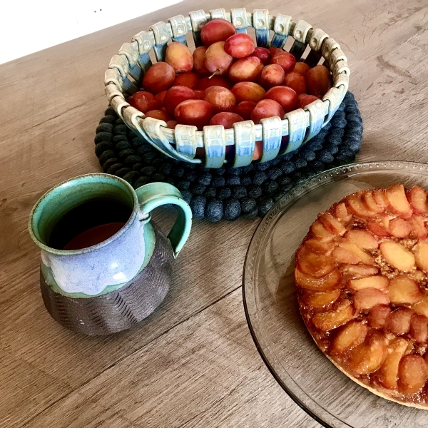 Plum Cakey Tart