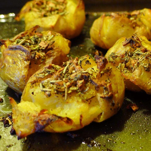 Crispy Smashed Potatoes
