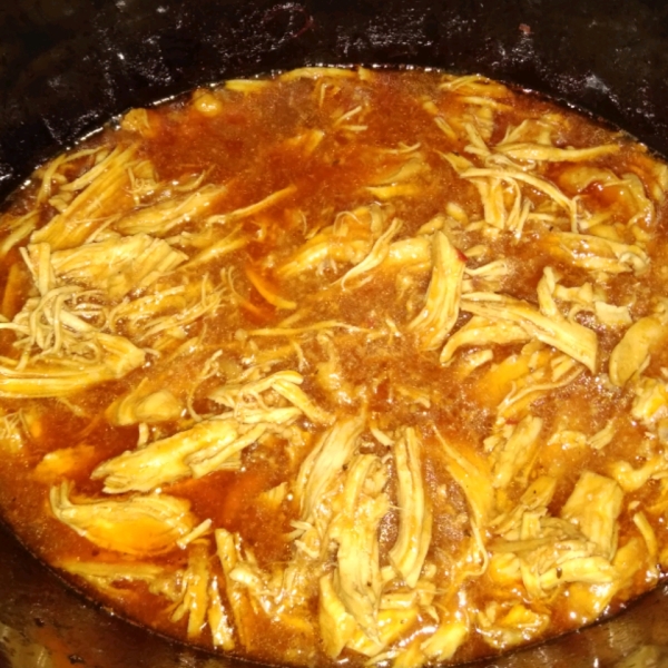 Zesty Slow Cooker Chicken Barbecue