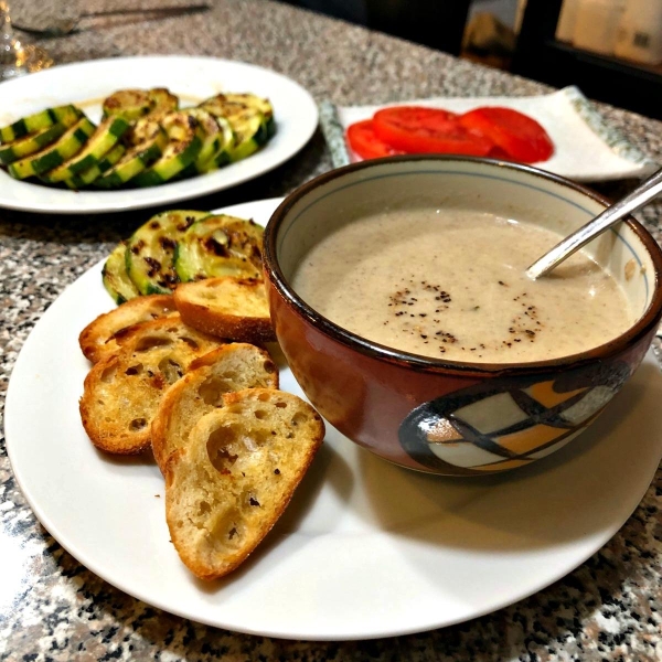 Creamy Chanterelle Mushroom Soup