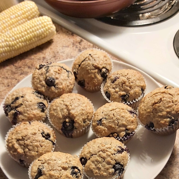 Oatmeal Blueberry Muffins