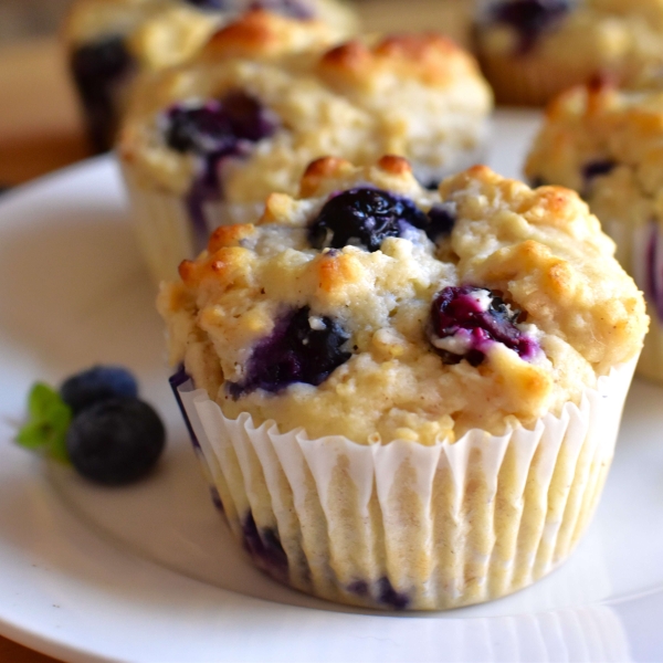 Oatmeal Blueberry Muffins