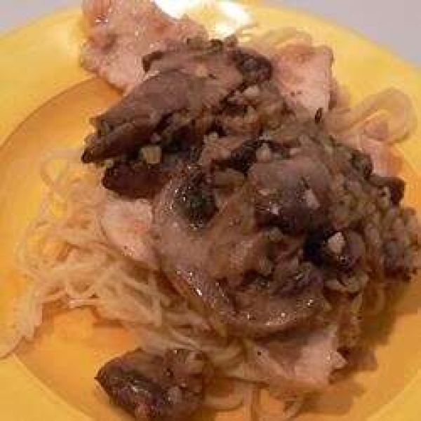 Baked Mushrooms with Thyme and White Wine