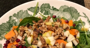 Arugula Persimmon Pear Salad
