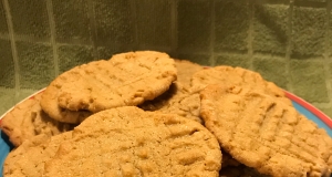 Moist and Chewy Peanut Butter Cookies