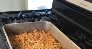 Rhubarb Cherry Crisp