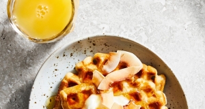 Coconut Crunch Healthier Whole-Grain Waffles