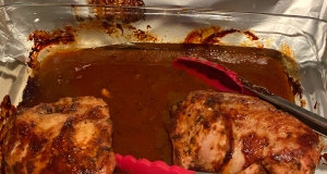 Super Simple Oven Barbequed Chicken