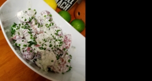 Lemony Creamy Potato Salad with Sour Cream