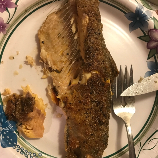 Pan-Fried Whole Trout