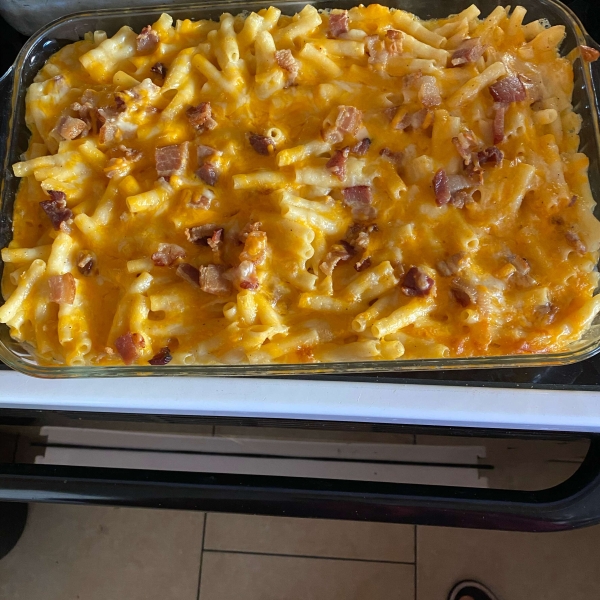 Cheddar Bacon Mac and Cheese