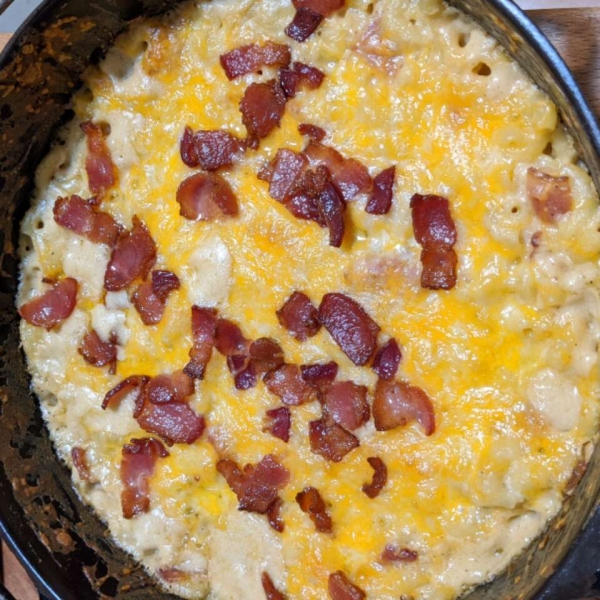 Cheddar Bacon Mac and Cheese