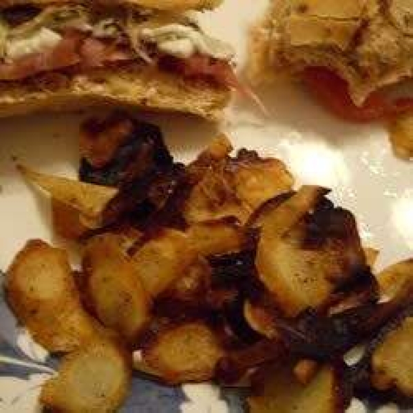 Butter Fried Parsnips