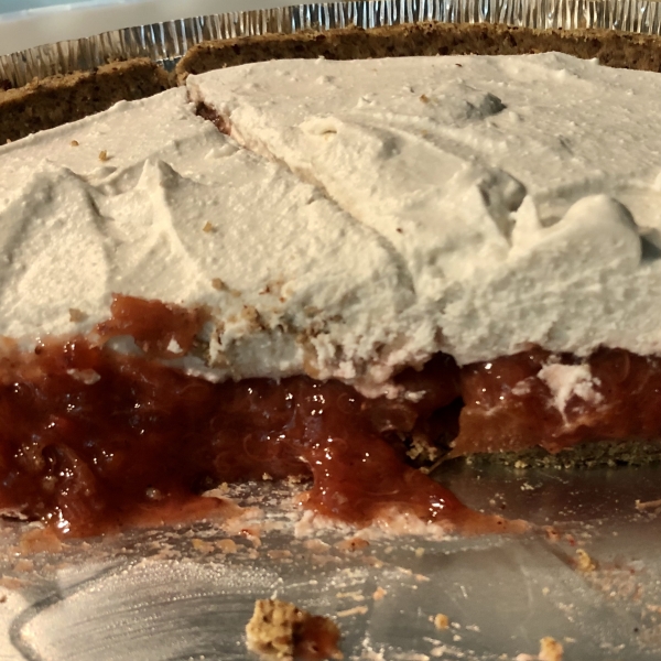 Strawberry Rhubarb Compote with Vanilla Bean-Infused Coconut Cream