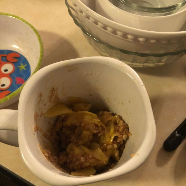 Apple Crisp in a Mug