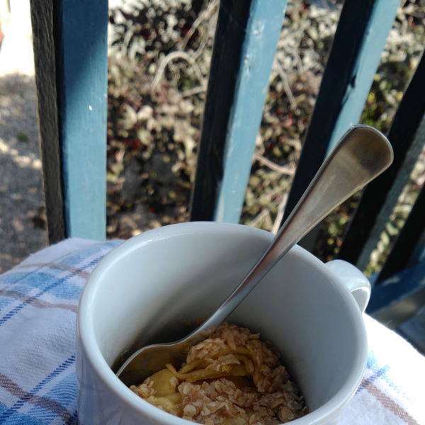 Apple Crisp in a Mug