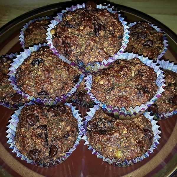 Delicious Banana Vegan Muffins (Sugar Free)