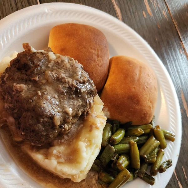 Hamburger Steak with Onions and Gravy