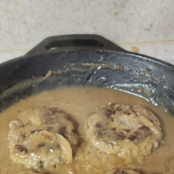 Hamburger Steak with Onions and Gravy