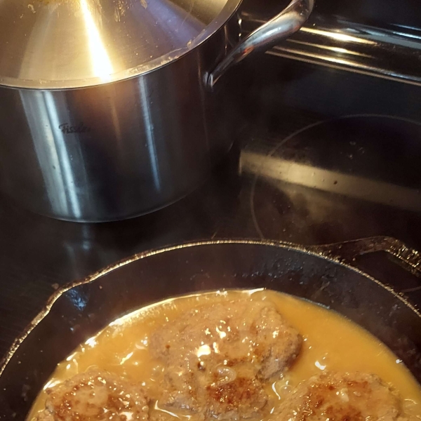 Hamburger Steak with Onions and Gravy