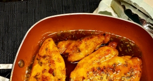 Rosemary Chicken with Orange-Maple Glaze