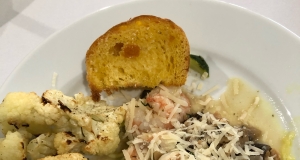 Linguine with Clam Sauce and Baby Portobello Mushrooms