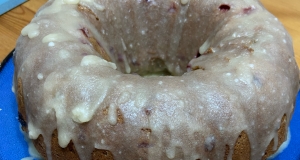 Rum Cranberry Applesauce Bundt Cake