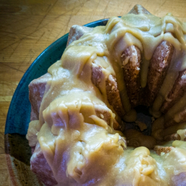 Rum Cranberry Applesauce Bundt Cake