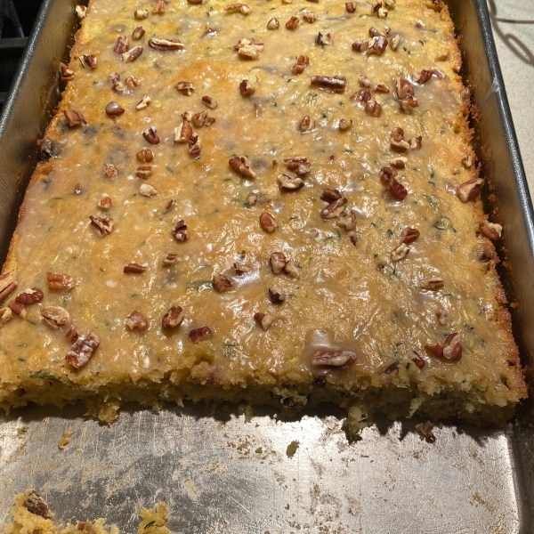Zucchini-Coconut Cookie Bars