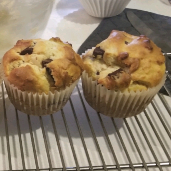 Chocolate Chip Cream Cheese Muffins