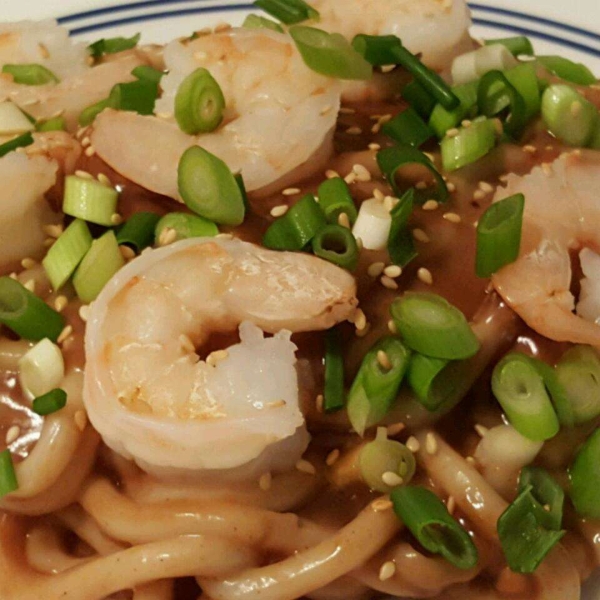 Shrimp and Peanut Butter Noodles