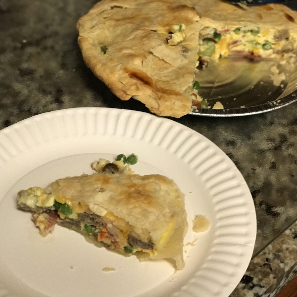 Breakfast Sausage Pot Pie
