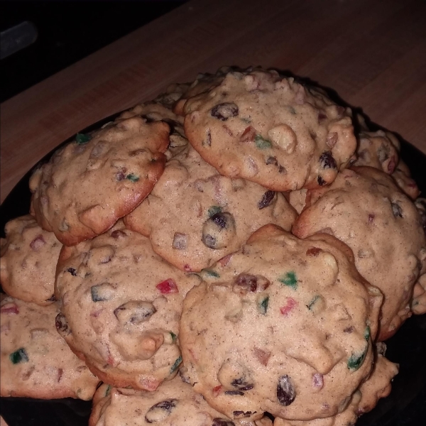 My Grandma's Fruitcake Cookies