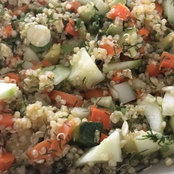 Vegan Quinoa Salad with Vegetables